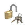 Faithfull Brass Padlock 25mm 3 Keys