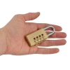 Faithfull Brass Combination Padlock 28mm