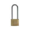 Faithfull Brass Padlock 40mm Long Shackle 3 Keys