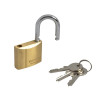 Faithfull Brass Padlock 40mm 3 Keys