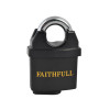 Faithfull PVC Coated Brass Padlock 50mm