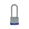 Faithfull Laminated Steel Padlock 40mm Long Shackle 3 Keys