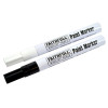 Faithfull Paint Marker Pen Black & White (Pack of 2)