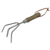 Faithfull Prestige Stainless Steel Hand Cultivator Ash Handle