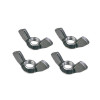 Faithfull External Building Profile Wing Nuts (Pack of 4)