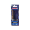 Faithfull HSSE M35 Cobalt Quick-Change Impact Drill Bit Set, 5 Piece