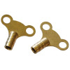 Faithfull Radiator Keys - Brass (card 2)