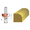 Faithfull Router Bit TCT 6.5mm Rounding Over 1/4in Shank