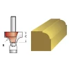 Faithfull Router Bit TCT 6.5mm Rounding Over 1/4in Shank