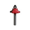 Faithfull Router Bit TCT Ovolo 13.3mm 1/4in Shank