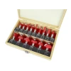 Faithfull Router Bit Set of 15 TCT 1/2in Shank