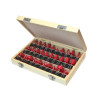 Faithfull Router Bit Set of 30 TCT 1/4in Shank