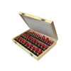 Faithfull Router Bit Set of 35 Piece TCT 1/2in Shank