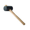 Faithfull Rubber Mallet - Black 680G (24Oz)