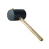 Faithfull Rubber Mallet - Black 567G (20Oz)