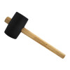 Faithfull FSC Black Rubber Mallet 24oz