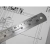 Faithfull Steel Rule 1m/36in x 30mm