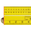 Faithfull Folding Rule Yellow ABS Plastic 1 Metre / 39in