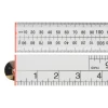 Faithfull Folding Rule White ABS Plastic 1 Metre / 39in