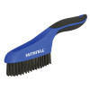 Faithfull Scratch Brush Soft Grip 4 x 16 Row Steel