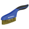 Faithfull Scratch Brush Soft Grip 4 x 16 Row Brass