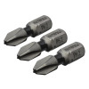 Faithfull Phillips Impact Screwdriver Bits PH2 x 25mm (Pack 3)