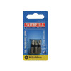 Faithfull Pozi Impact Screwdriver Bits PZ2 x 25mm (Pack 3)