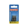Faithfull Pozi Impact Screwdriver Bits PZ3 x 25mm (Pack 3)