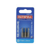 Faithfull Security S2 Grade Steel Screwdriver Bits T10S x 25mm (Pack 3)
