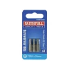 Faithfull Security S2 Grade Steel Screwdriver Bits T20S x 25mm (Pack 3)