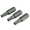 Faithfull Security S2 Grade Steel Screwdriver Bits T25SÂ xÂ 25mm (Pack 3)