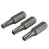 Faithfull Security S2 Grade Steel Screwdriver Bits T25S&Acirc;&nbsp;x&Acirc;&nbsp;25mm (Pack 3)