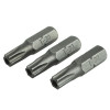 Faithfull Security S2 Grade Steel Screwdriver BitsÂ T30SÂ xÂ 25mm (Pack 3)