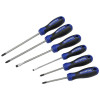 Faithfull Boxed Soft Grip Screwdriver Set, 6 Piece SL/PH/PZ