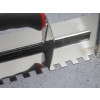 Faithfull Notched Trowel 10mm Stainless Steel Soft Grip Handle 13 x 4.1/2in
