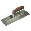 Faithfull Plasterers Trowel Stainless Steel Soft Grip Handle 13in x 5 in