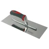 Faithfull Plasterers Trowel Stainless Steel Soft Grip Handle 13in x 5 in
