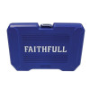 Faithfull 46Pc 1/4In Drive Metric Socket Set