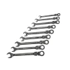 Faithfull Ratchet Combination Spanner Flex Head Set of 9