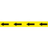 Faithfull Laminated Self-Adhesive Hazard Tape Arrows Black/Yellow 50mm x 33m