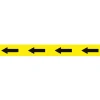 Faithfull Laminated Self-Adhesive Hazard Tape Arrows Black/Yellow 50mm x 33m