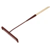 Faithfull 16 Round Teeth Tarmac Rake - Wooden Handled