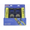 Faithfull Ratchet Tie Downs (2) 5M X 32mm Breaking Strain 2000Kg