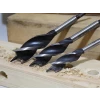 Faithfull Tri-Point Speed Auger Bit Set, 3 Piece