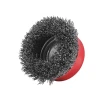 Faithfull X-LOCK Wire Cup Brush 75mm M14x2, 0.30mm Steel Wire