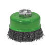 Faithfull Wire Cup Brush 80 x M14 x 2 Stainless Steel 0.30mm