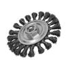 Faithfull Circular Wire Brush 115 x 12mm M14x2 Bore, 0.35mm Wire