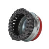 Faithfull Wire Cup Brush Twist Knot 100mm x M14 x 2 0.50mm