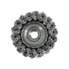 Faithfull Wire Cup Brush Twist Knot 65mm M14x2, 0.50mm Stainless Steel Wire