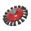 Faithfull Conical Wire Brush 100 x M14 x 2 0.50mm Wire